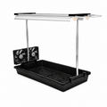 Seedling grow light with fan on adjustable stand and tray - Palm & Soil