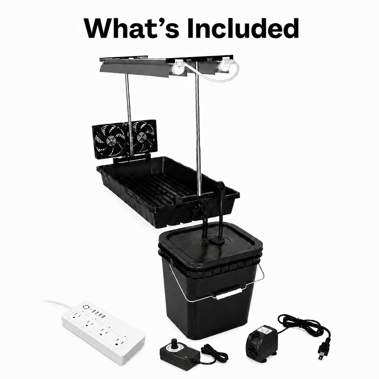 Auto-watering seedling system kit: pump, timer and tubing - Palm & Soil