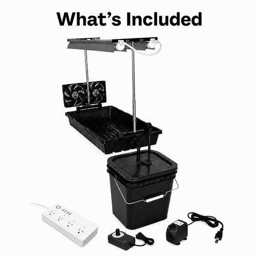 Auto-watering seedling system kit: pump, timer and tubing - Palm & Soil